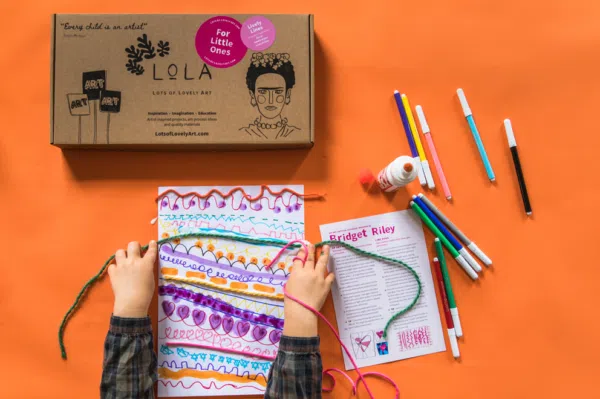 LoLA for Little Ones art craft box for kids Lively Lines
