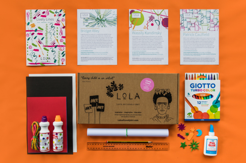 LoLA art and craft box for kids Lively Lines