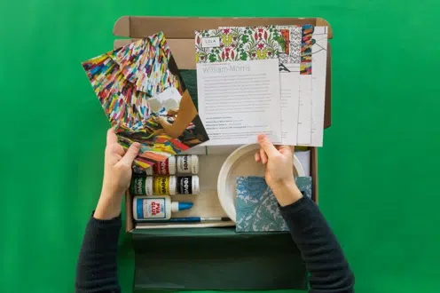 LoLA Textured Texiles Art Craft Box for Children