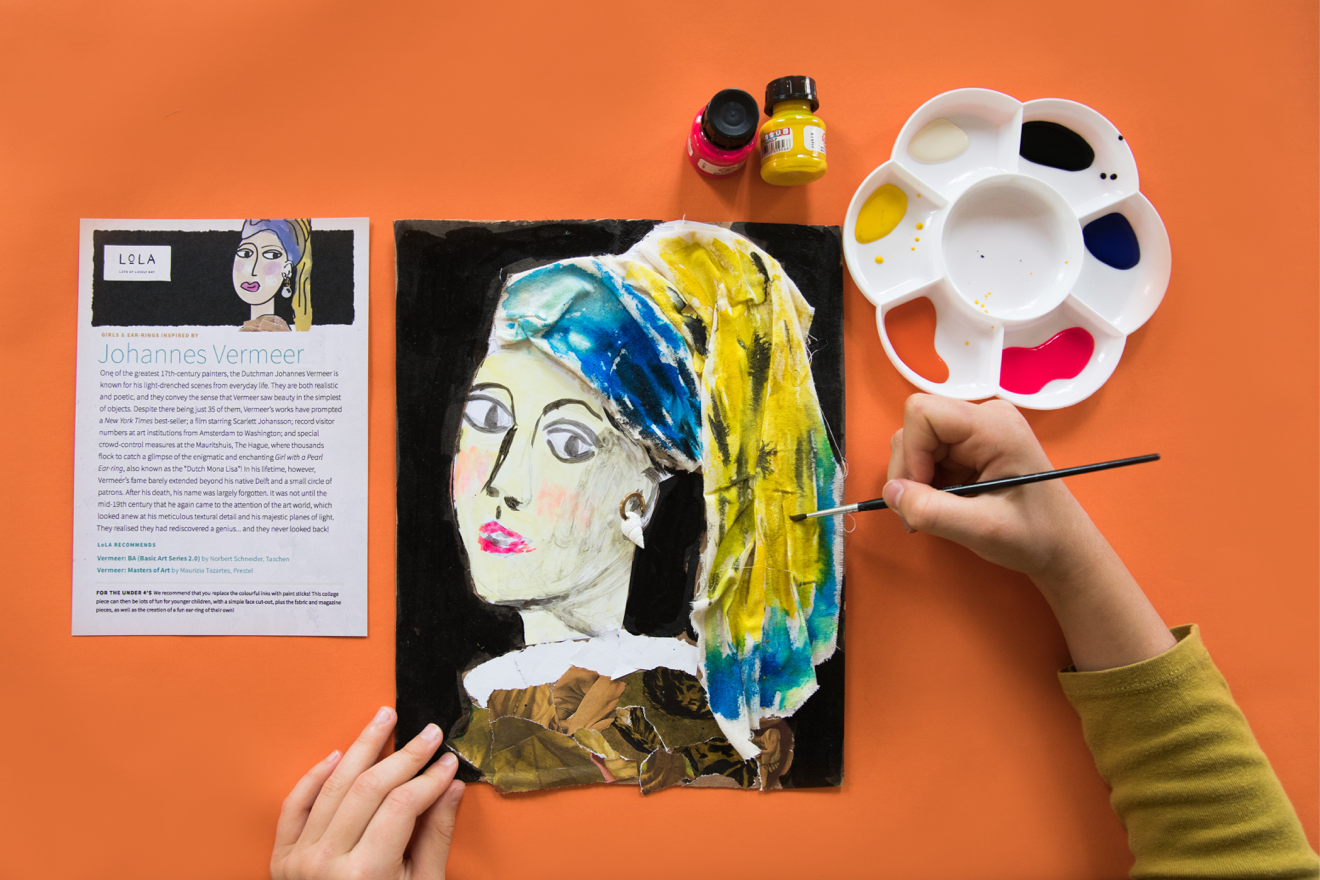 Lots of Lovely Art boxes for children Fantastic Faces art projects inspired by Vermeer