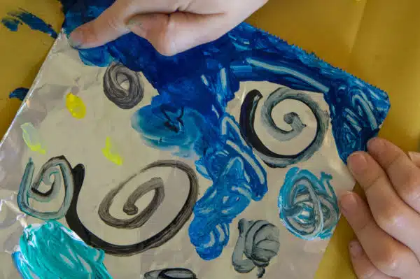 van gogh sky Art projects for young children inspired by artists