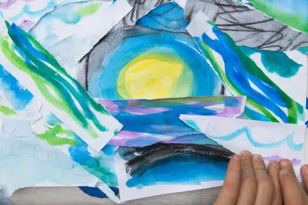 turner stormy sea Art projects for young children inspired by artists