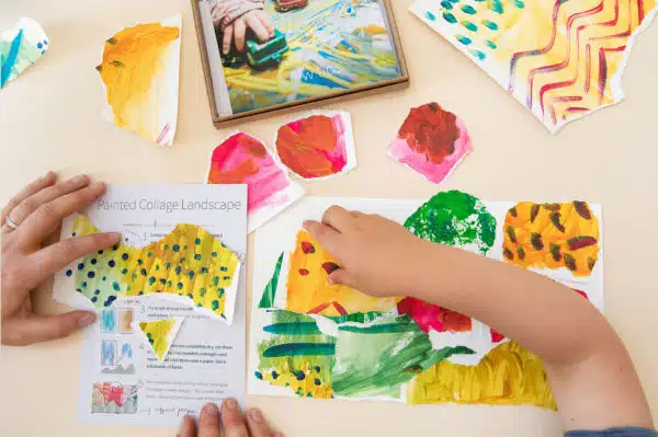 hockney hills Art projects for young children inspired by artists
