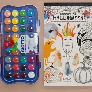 Halloween Sketchbook and Watercolour paints