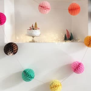 Bunting Ball Garland