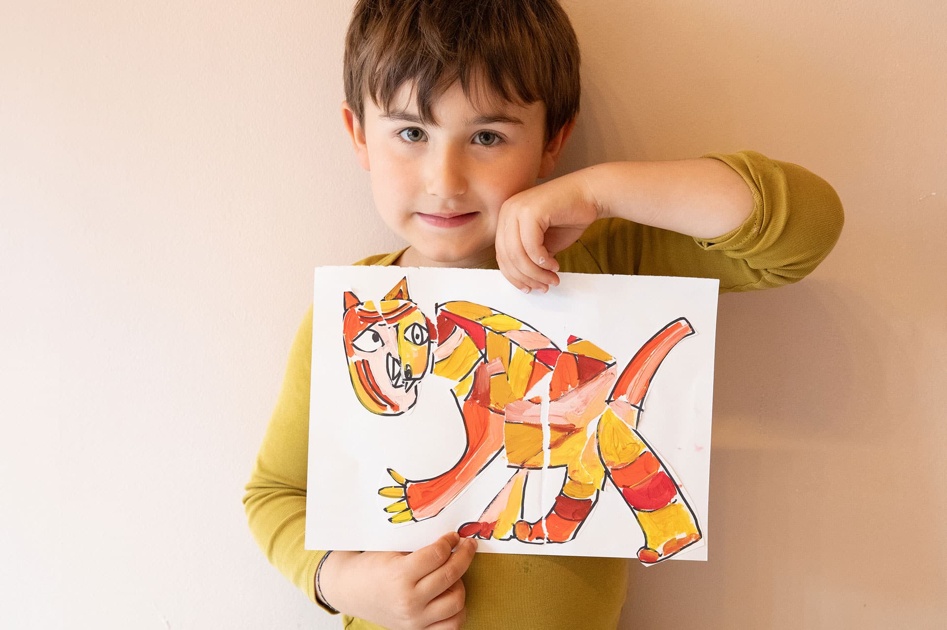 An Artist and His Pets